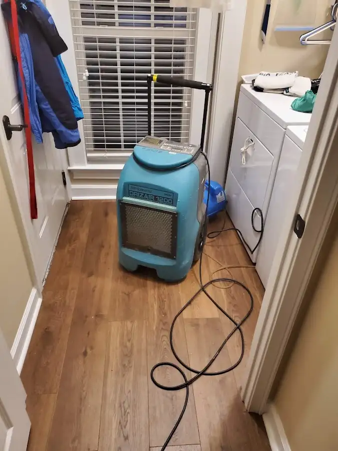 Commercial dehumidifier deployed for Crawl Space Restoration in Norco