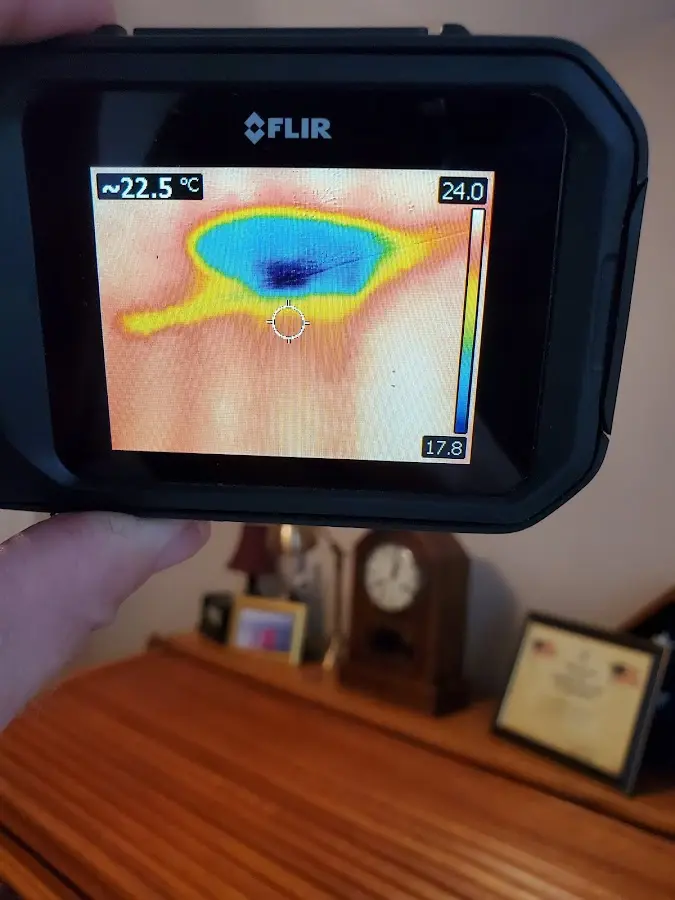 Thermal imaging inspection for water damage in Norco